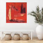 On the Tide by Marianne Broome on GIANT ART - yellow abstract