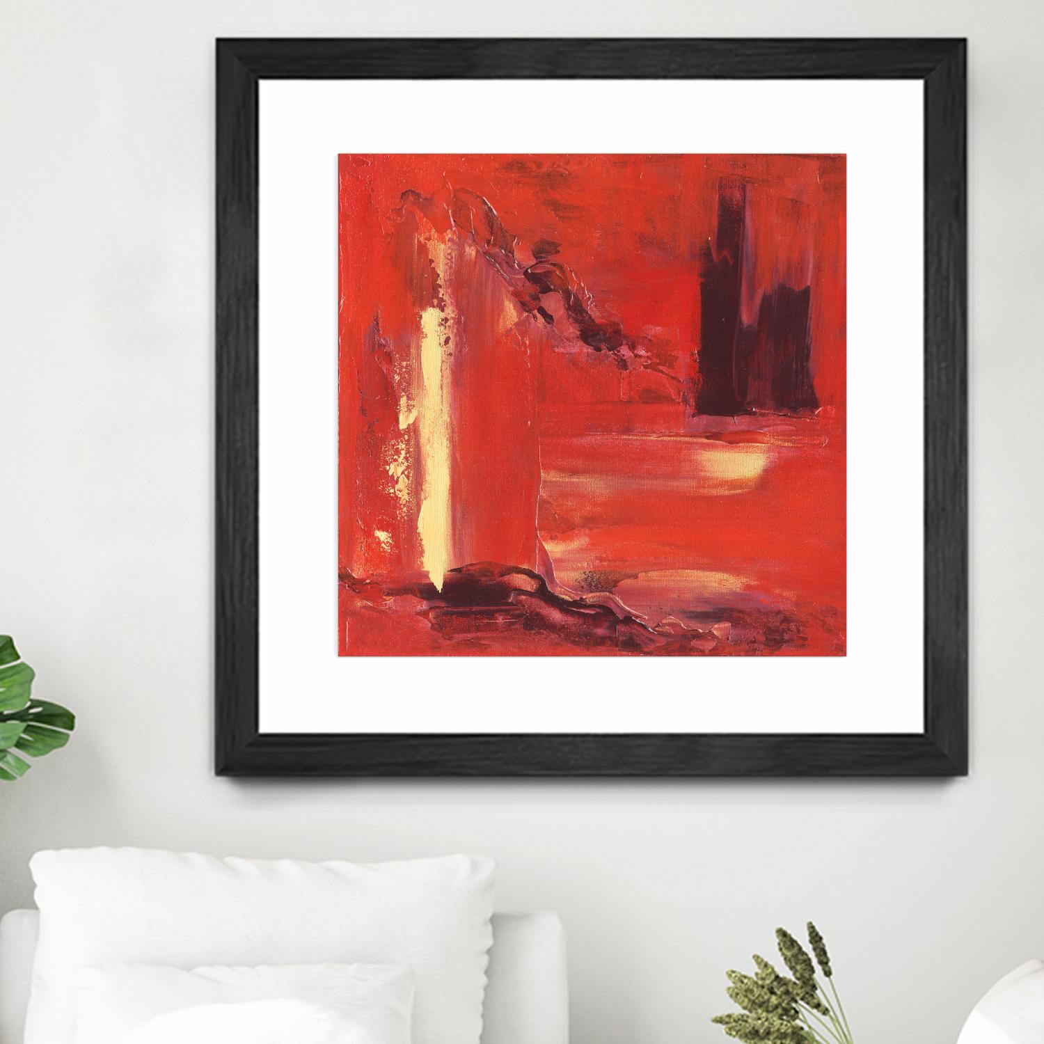 On the Tide by Marianne Broome on GIANT ART - yellow abstract