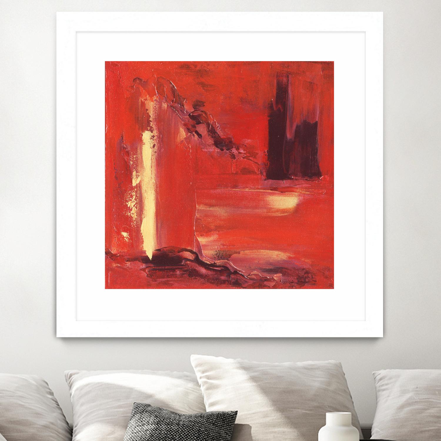 On the Tide by Marianne Broome on GIANT ART - yellow abstract