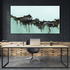 Above and Below I by Marianne Broome on GIANT ART - grey abstract