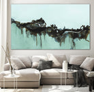 Above and Below I by Marianne Broome on GIANT ART - grey abstract