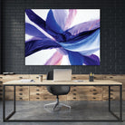 Convergence by Beth ten Hove on GIANT ART - blue abstract