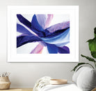 Convergence by Beth ten Hove on GIANT ART - blue abstract