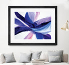 Convergence by Beth ten Hove on GIANT ART - blue abstract