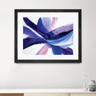 Convergence by Beth ten Hove on GIANT ART - blue abstract