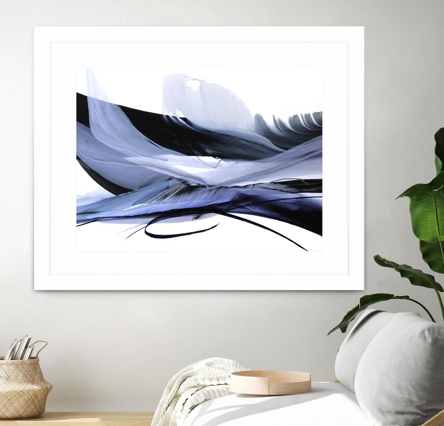 Echoes of Love by Bette Ridgeway on GIANT ART - black abstract