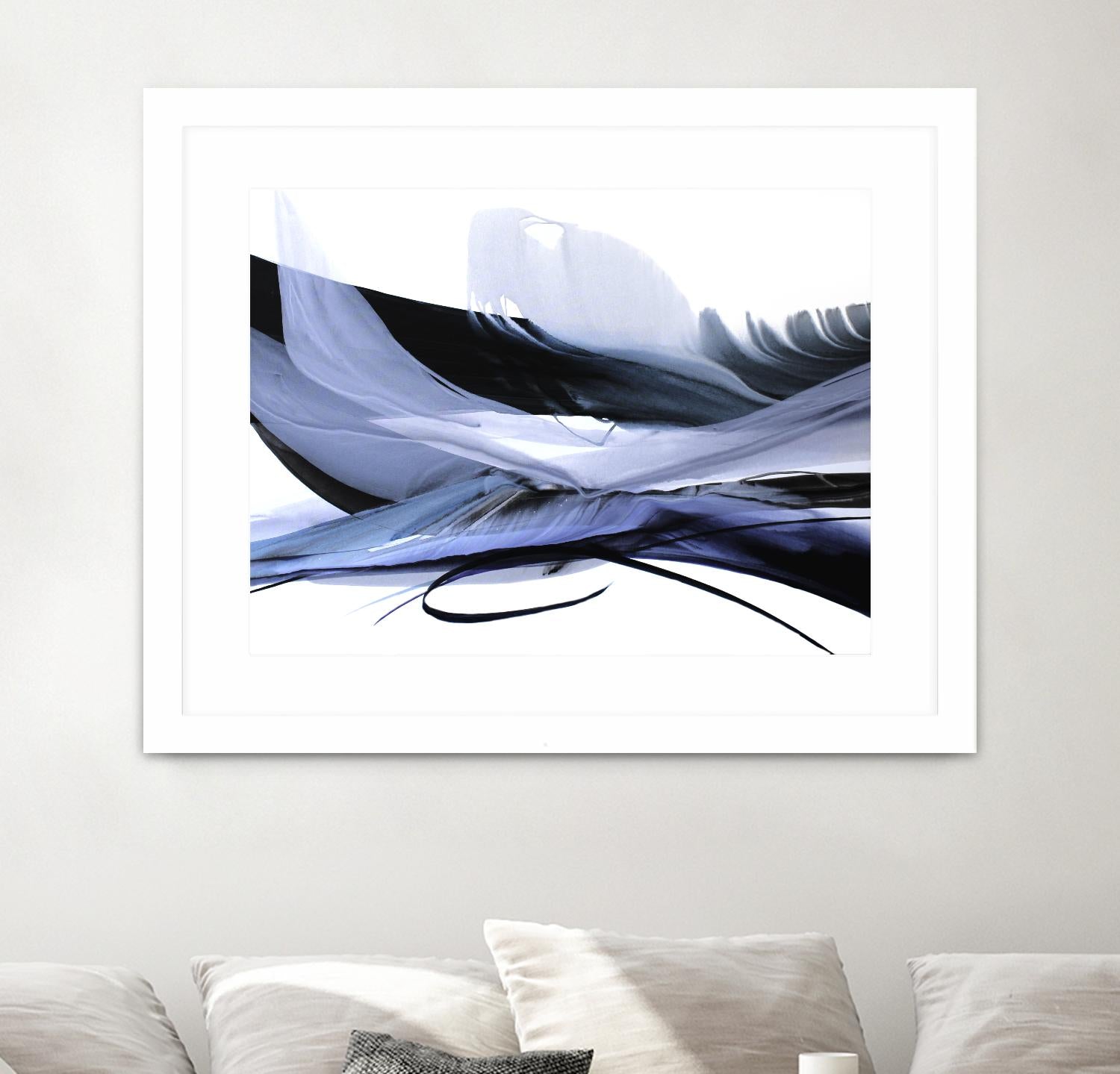 Echoes of Love by Bette Ridgeway on GIANT ART - black abstract