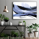 Echoes of Love by Bette Ridgeway on GIANT ART - black abstract