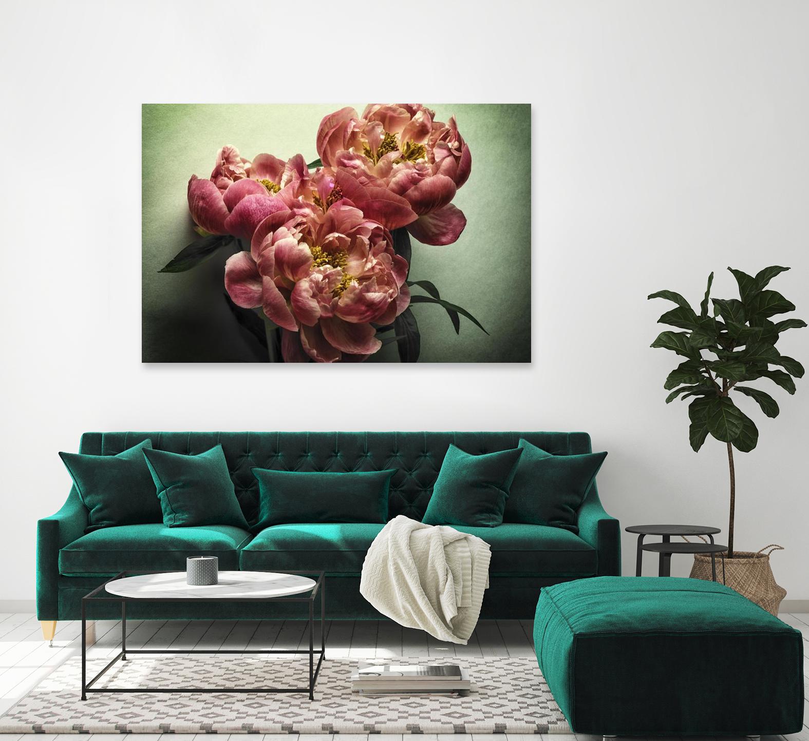 Standing in the Sun II by Jennifer Beavers on GIANT ART - green floral