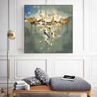 Falling In by Cynthia Ligeros on GIANT ART - grey abstract