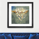 Falling In by Cynthia Ligeros on GIANT ART - grey abstract