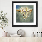 Falling In by Cynthia Ligeros on GIANT ART - grey abstract