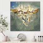 Falling In by Cynthia Ligeros on GIANT ART - grey abstract