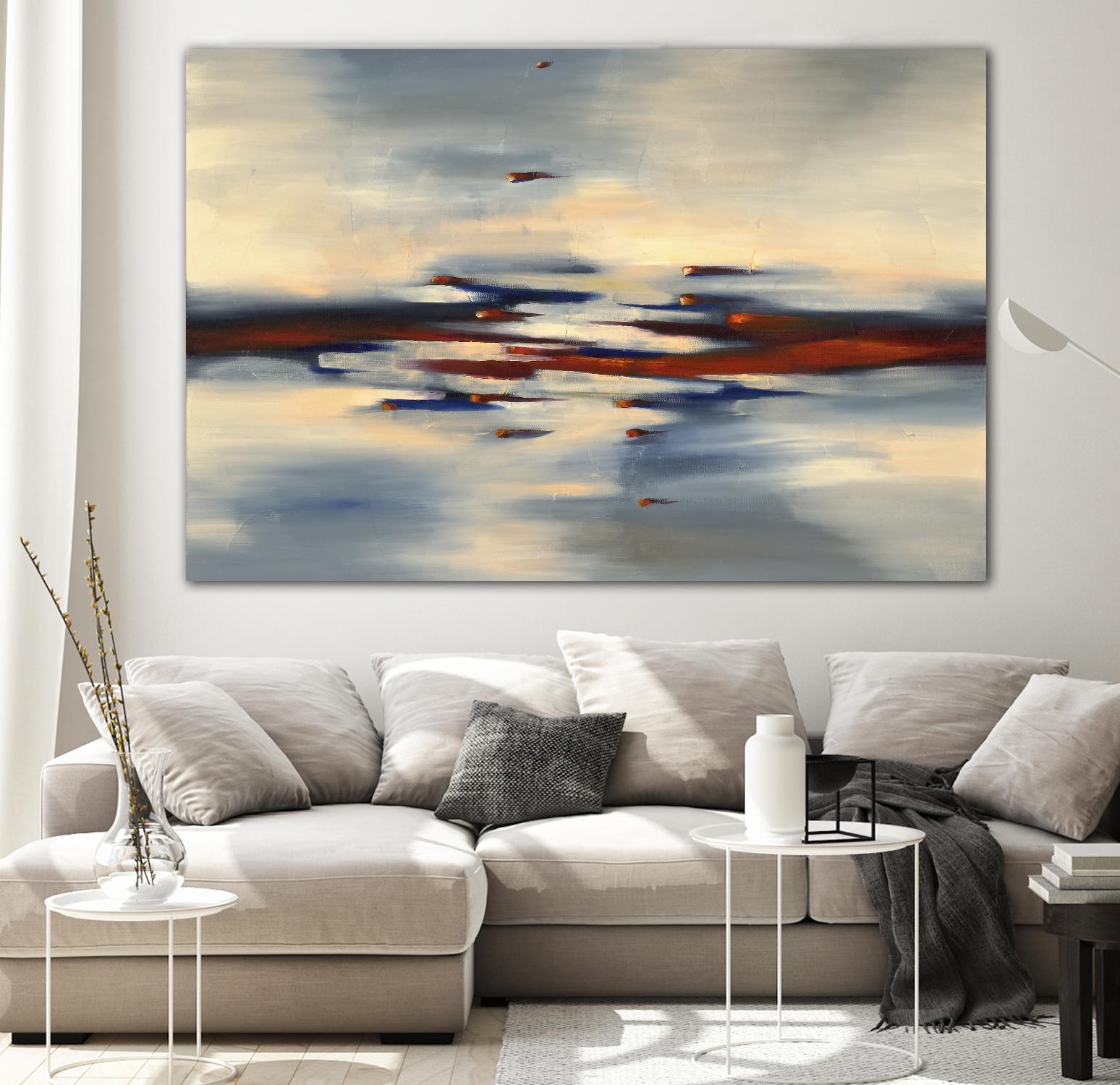 Becoming by Cynthia Ligeros on GIANT ART - red abstract