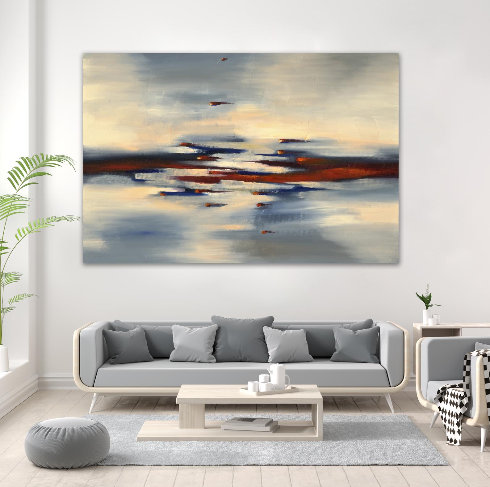 Becoming by Cynthia Ligeros on GIANT ART - red abstract