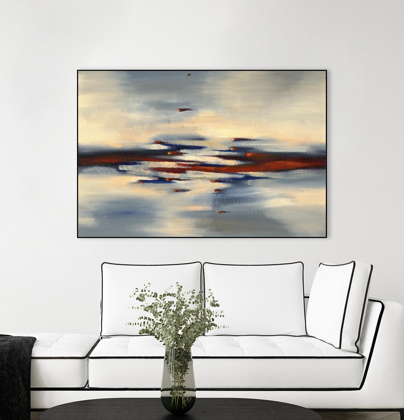 Becoming by Cynthia Ligeros on GIANT ART - red abstract