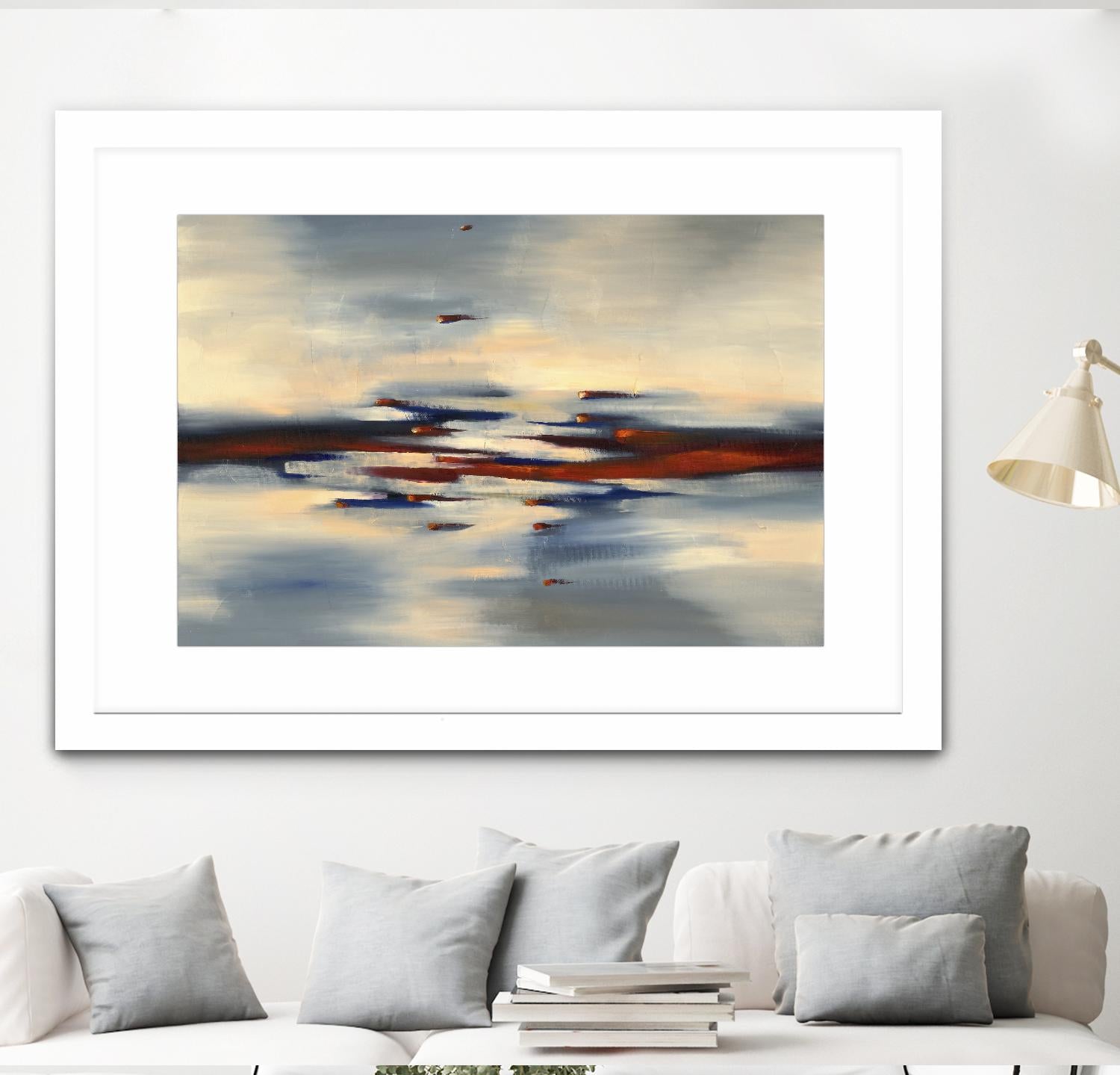 Becoming by Cynthia Ligeros on GIANT ART - red abstract