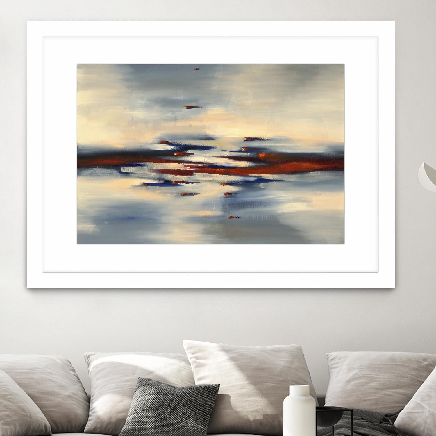 Becoming by Cynthia Ligeros on GIANT ART - red abstract