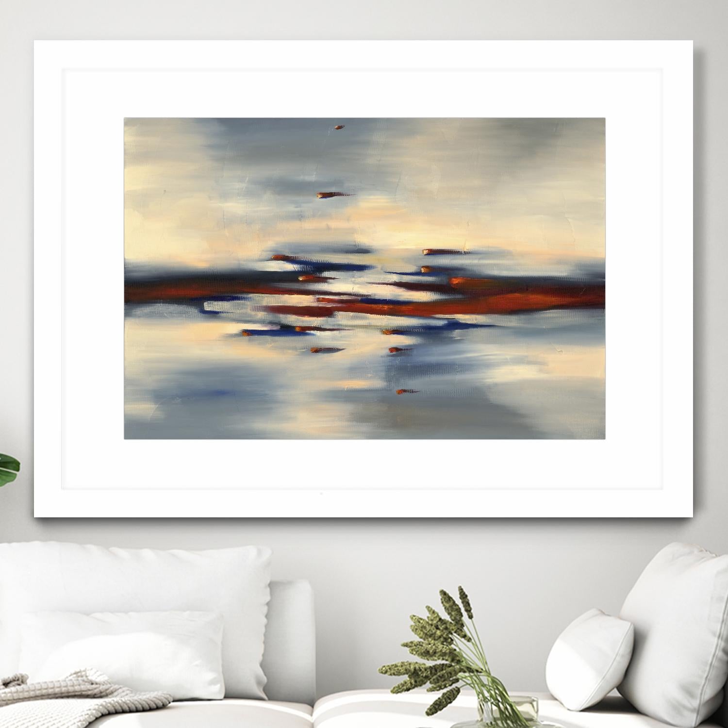 Becoming by Cynthia Ligeros on GIANT ART - red abstract