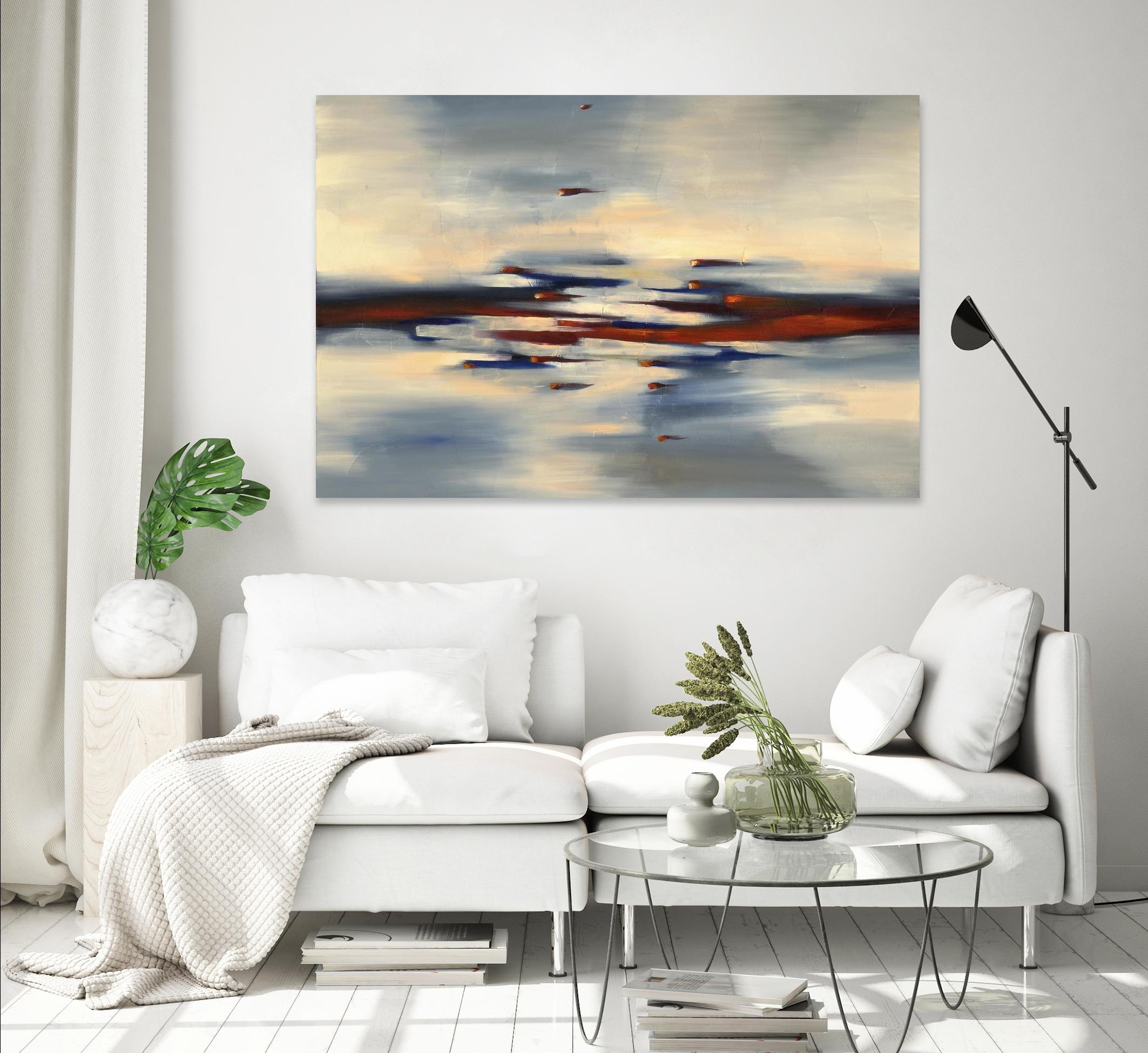 Becoming by Cynthia Ligeros on GIANT ART - red abstract