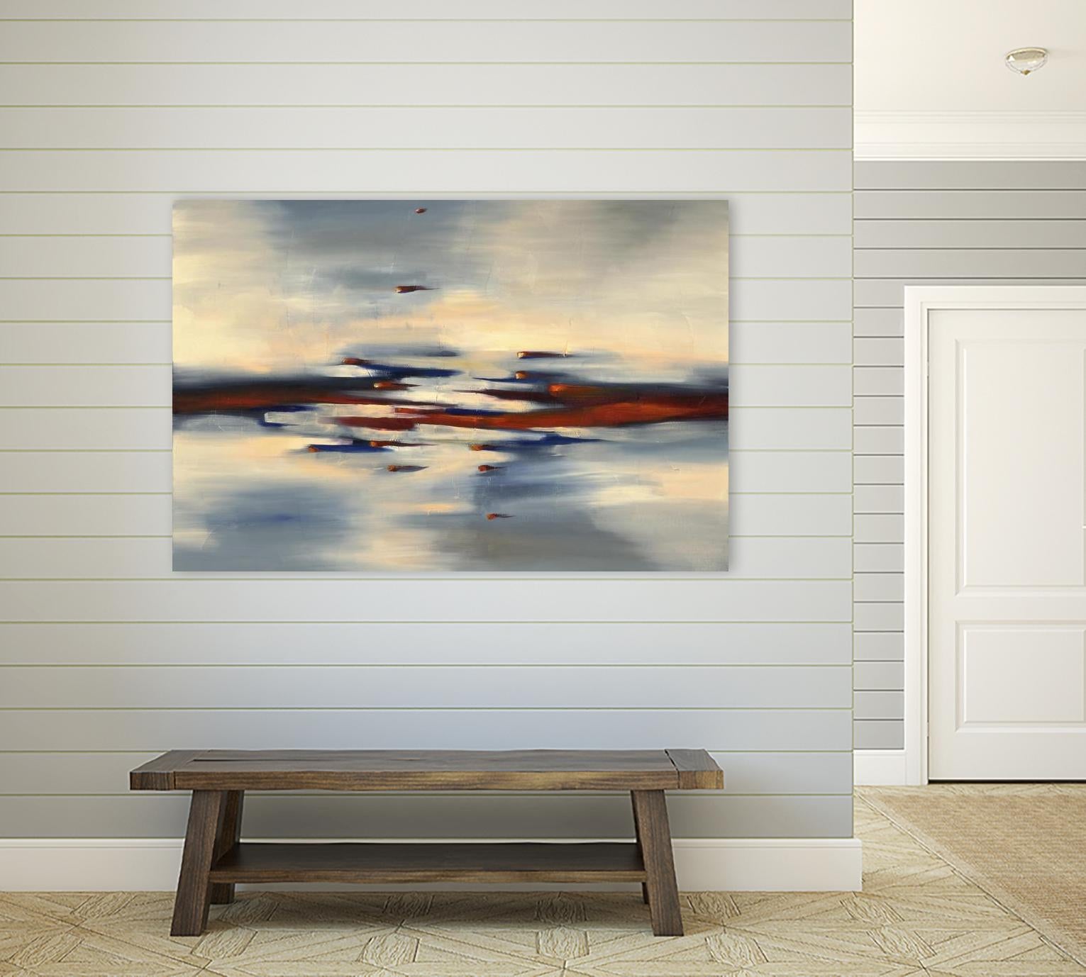 Becoming by Cynthia Ligeros on GIANT ART - red abstract