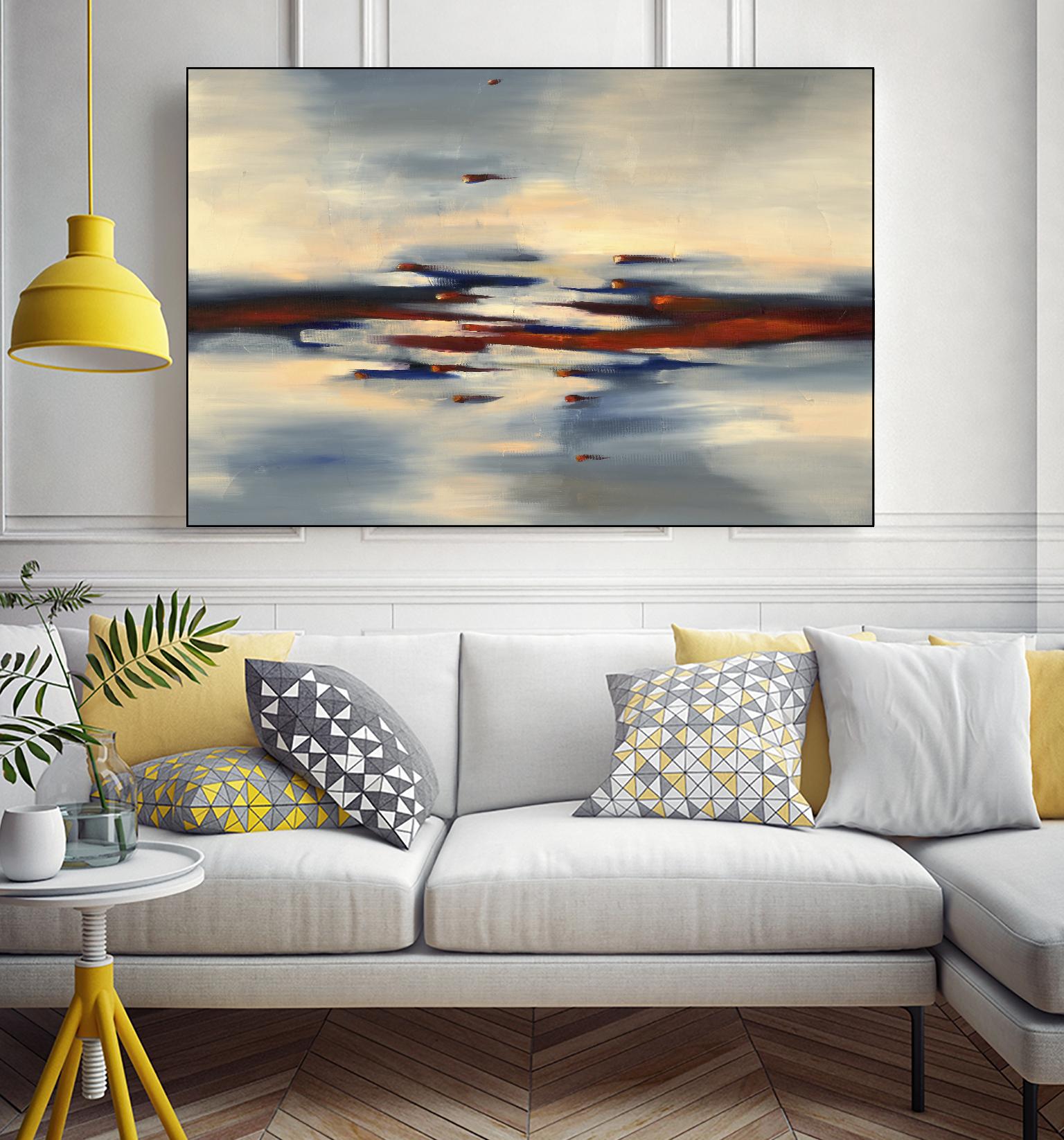 Becoming by Cynthia Ligeros on GIANT ART - red abstract