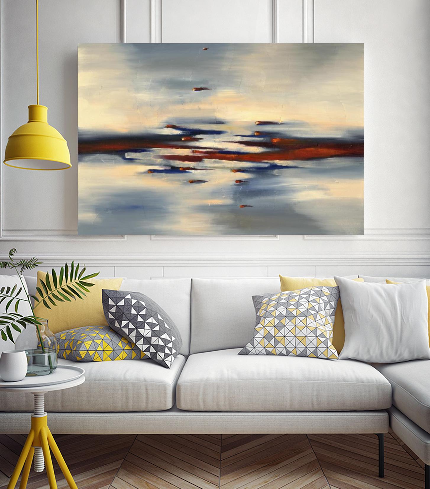 Becoming by Cynthia Ligeros on GIANT ART - red abstract