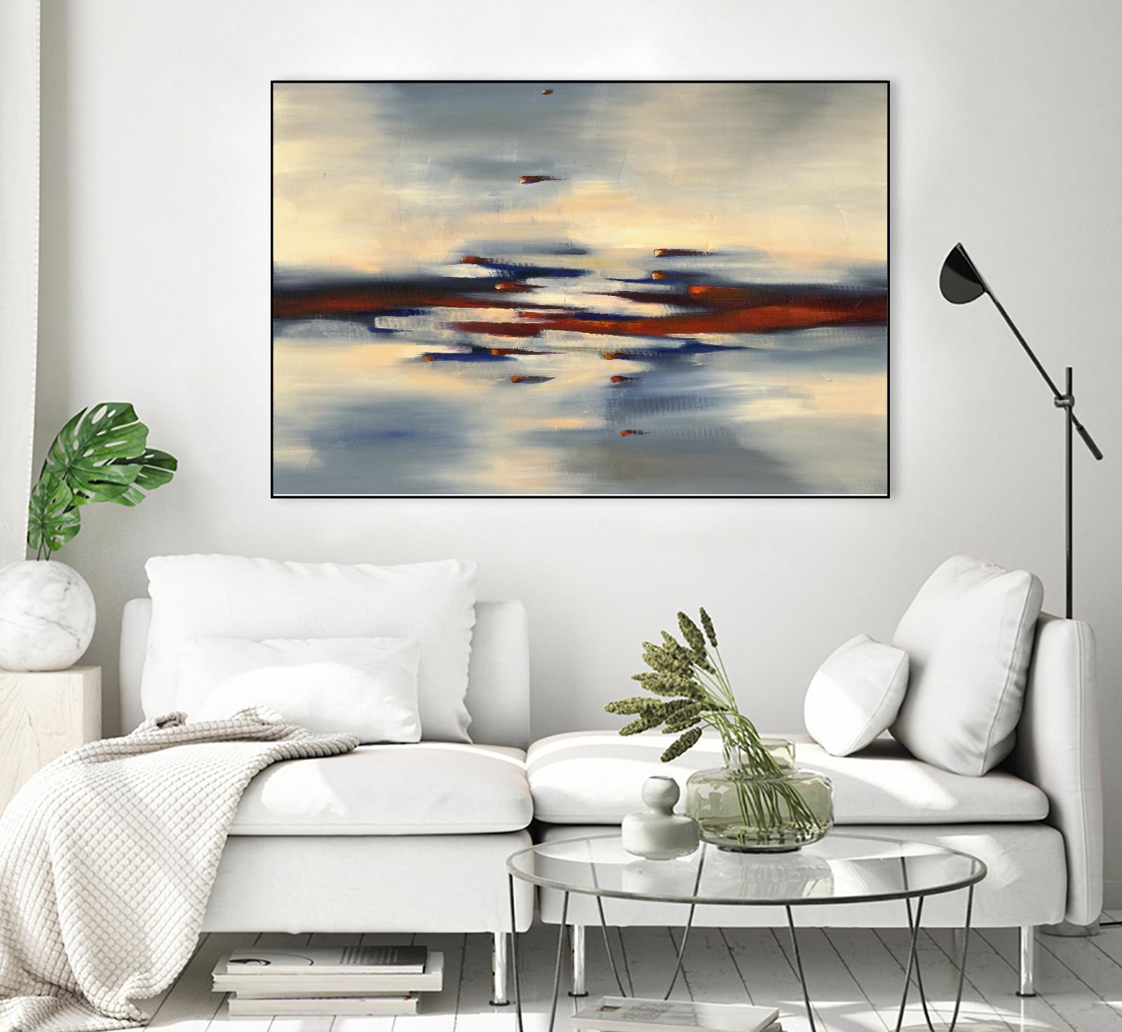 Becoming by Cynthia Ligeros on GIANT ART - red abstract