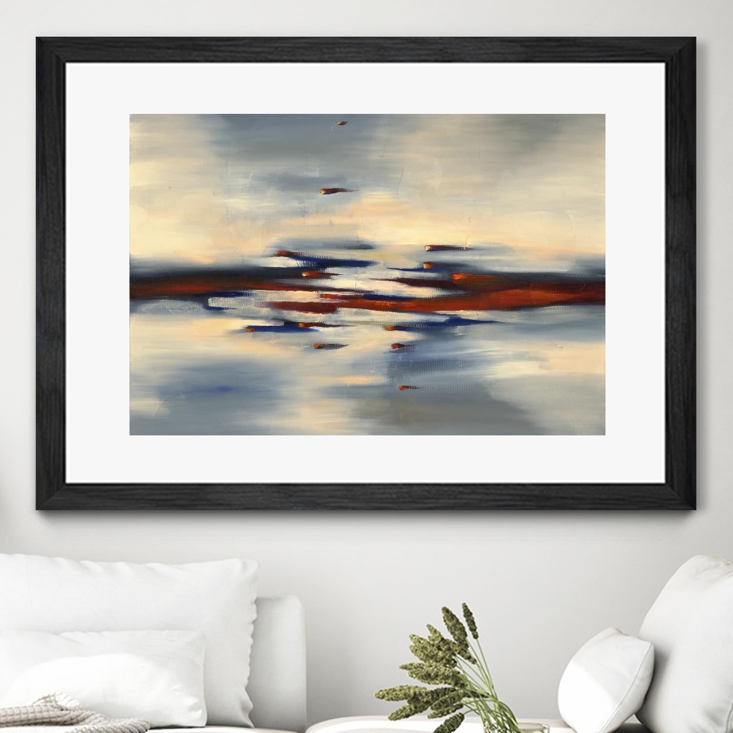 Becoming by Cynthia Ligeros on GIANT ART - red abstract