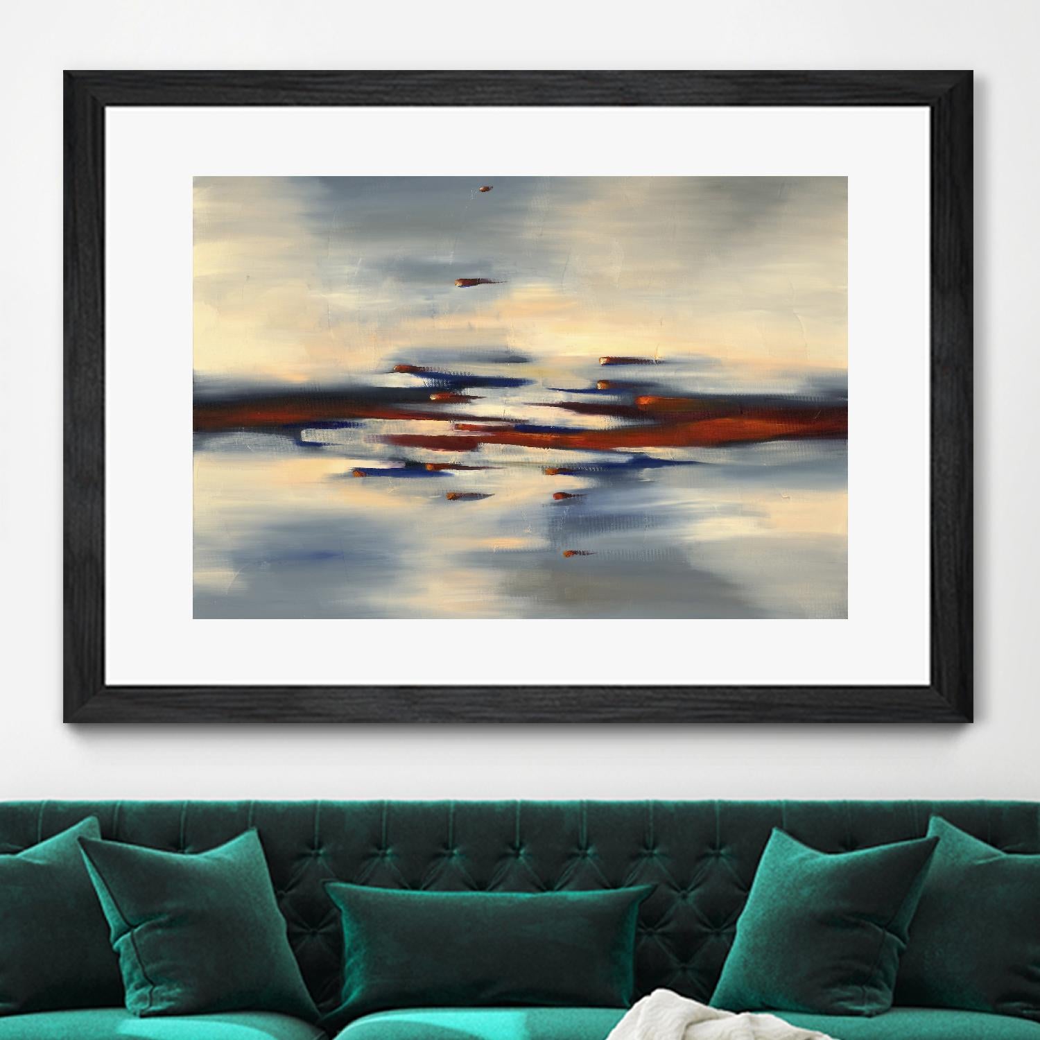 Becoming by Cynthia Ligeros on GIANT ART - red abstract