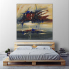 I Carry Your Heart by Cynthia Ligeros on GIANT ART - red abstract