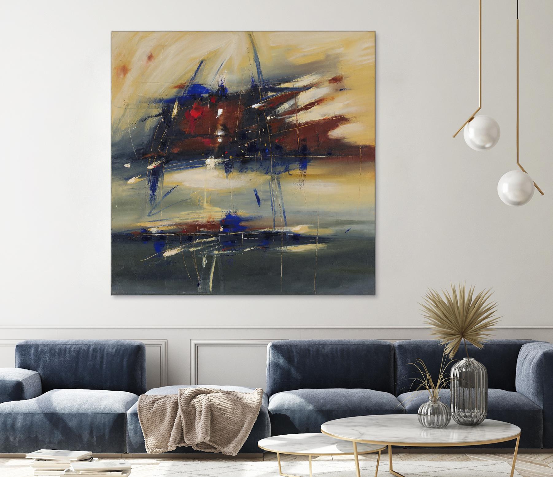 I Carry Your Heart by Cynthia Ligeros on GIANT ART - red abstract