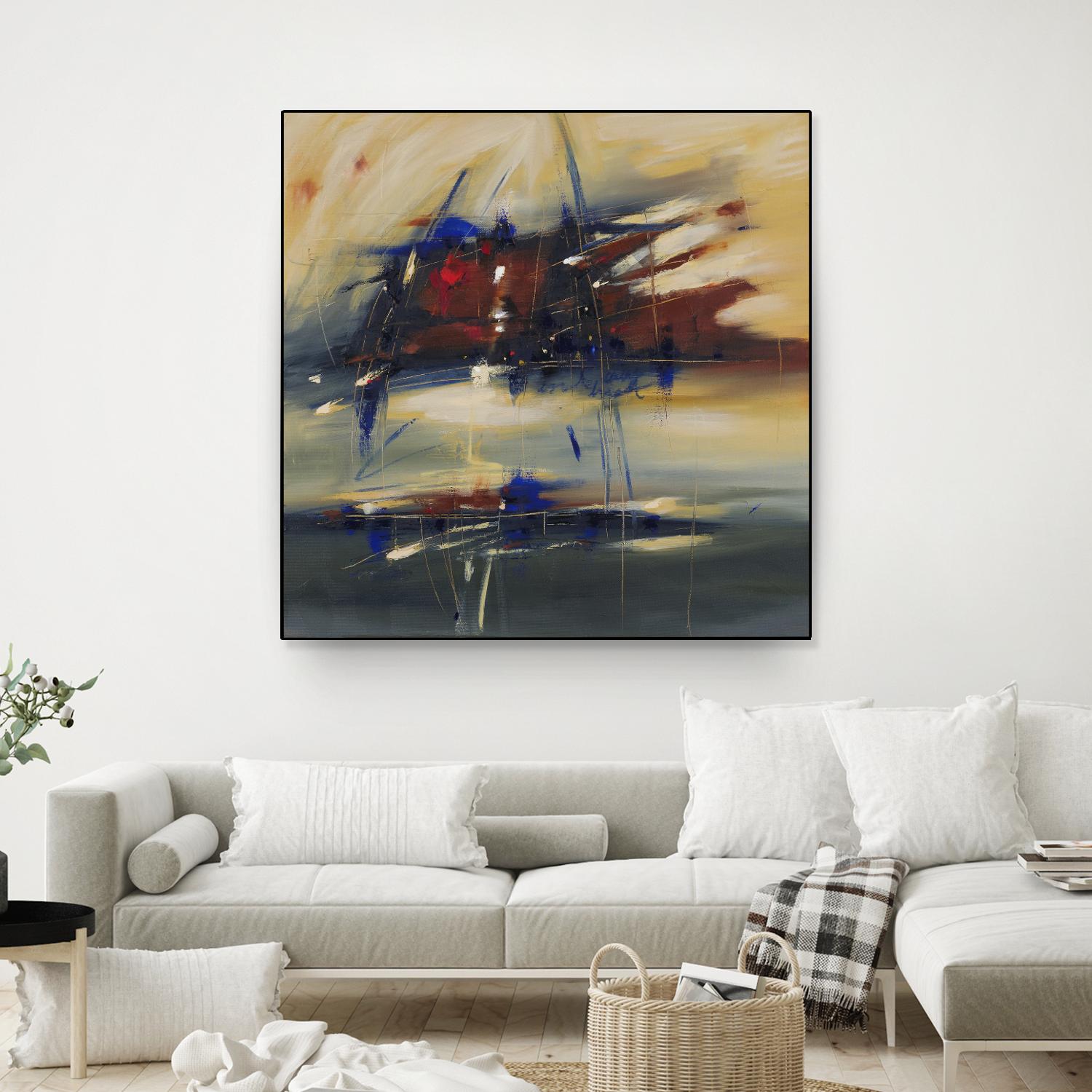 I Carry Your Heart by Cynthia Ligeros on GIANT ART - red abstract