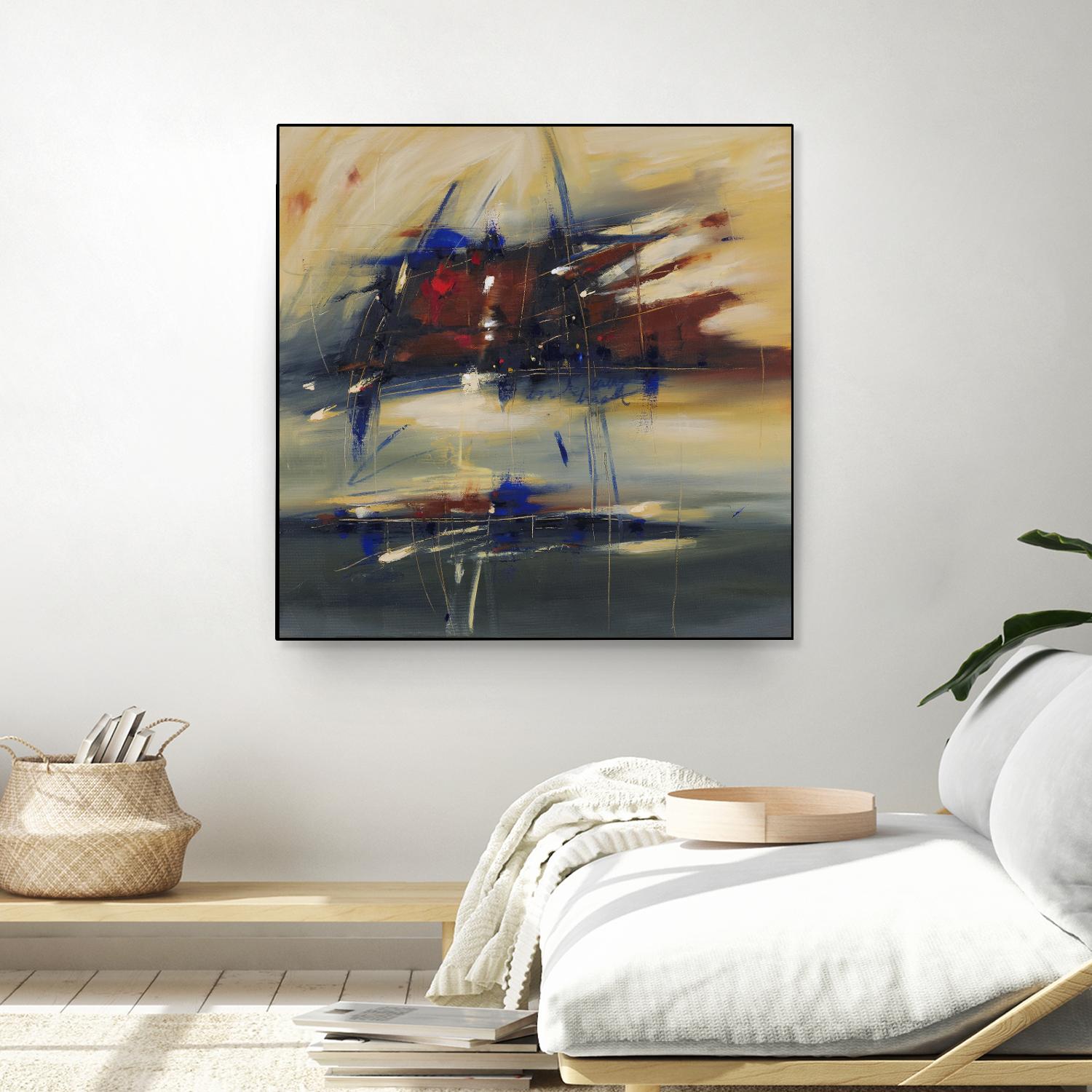 I Carry Your Heart by Cynthia Ligeros on GIANT ART - red abstract