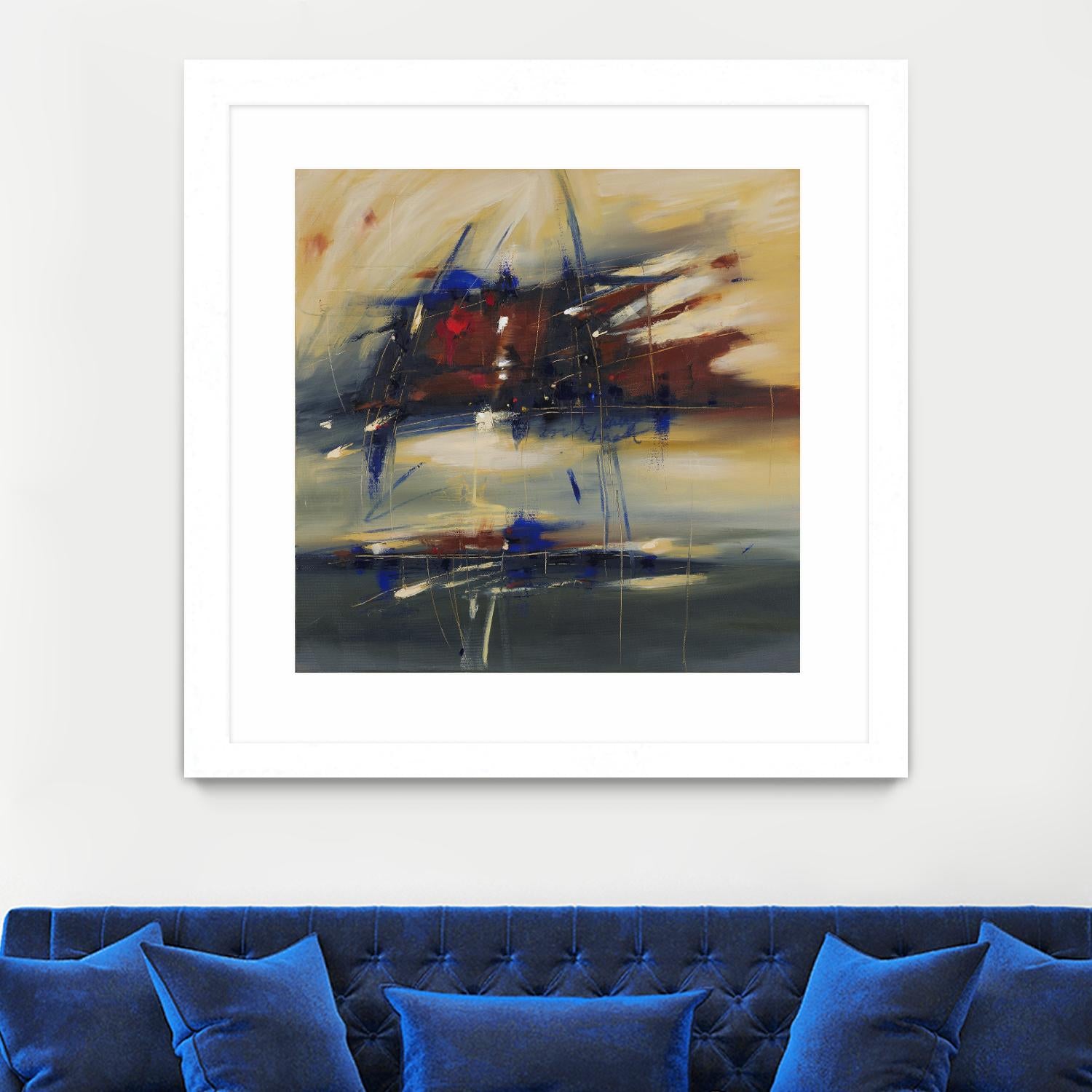 I Carry Your Heart by Cynthia Ligeros on GIANT ART - red abstract