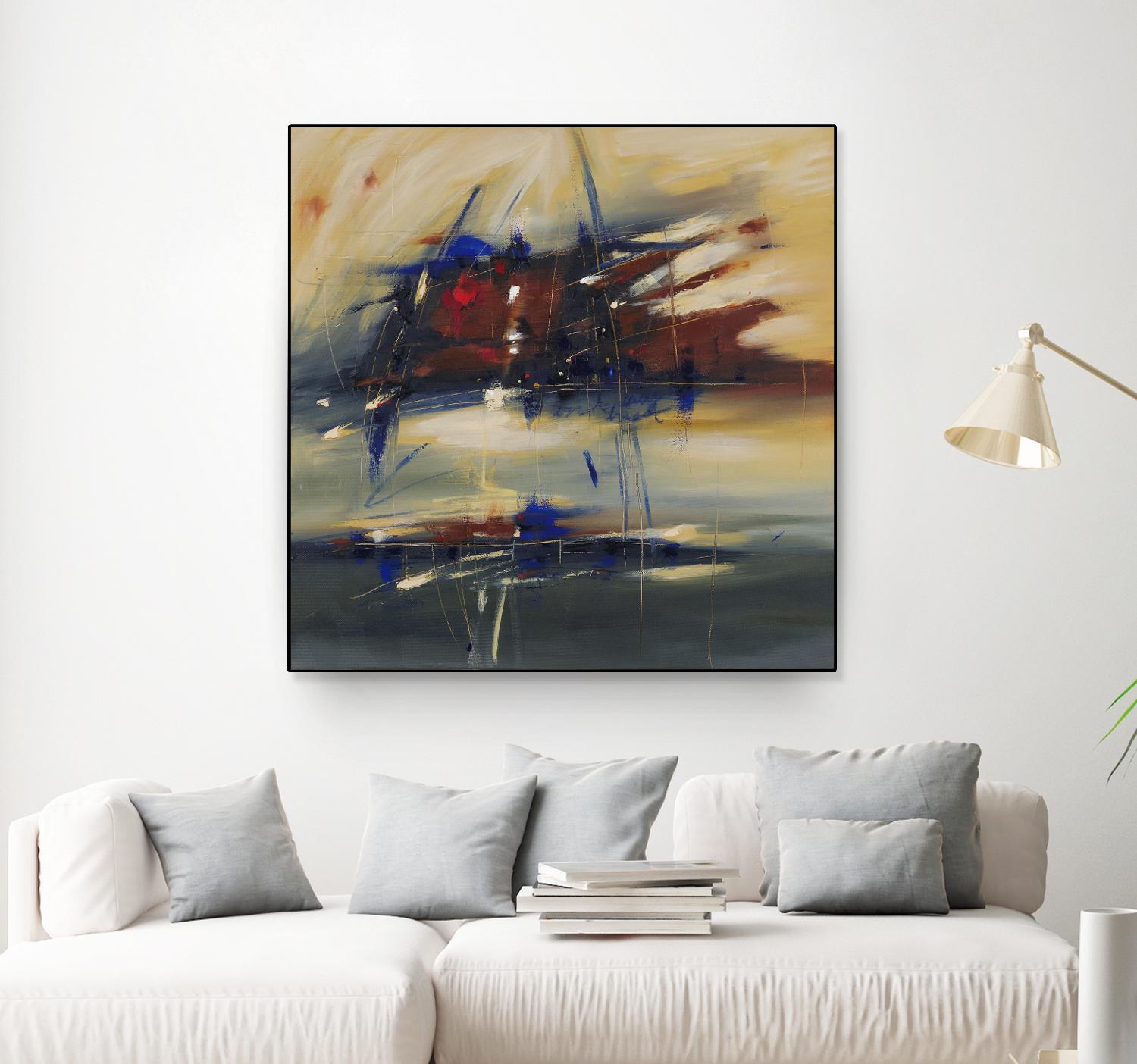 I Carry Your Heart by Cynthia Ligeros on GIANT ART - red abstract