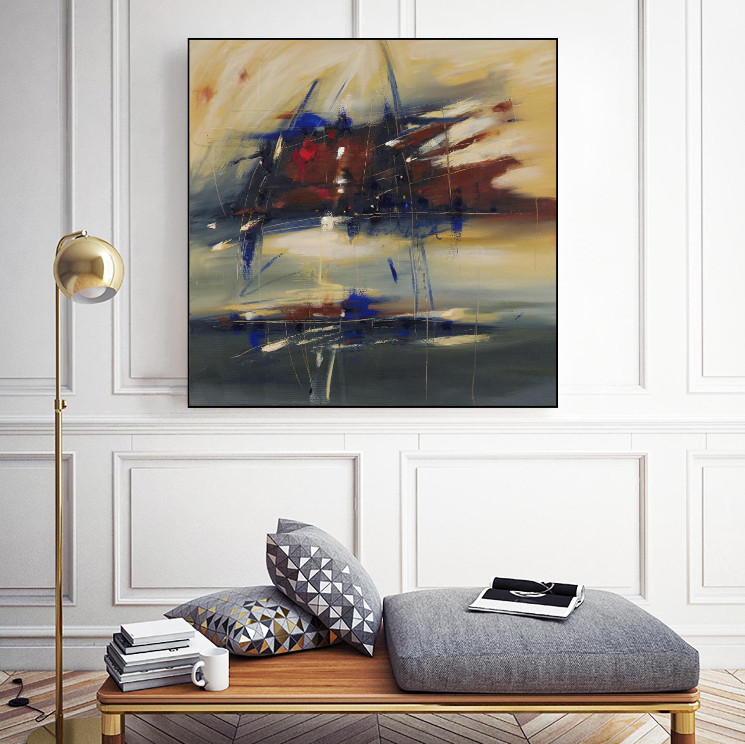 I Carry Your Heart by Cynthia Ligeros on GIANT ART - red abstract