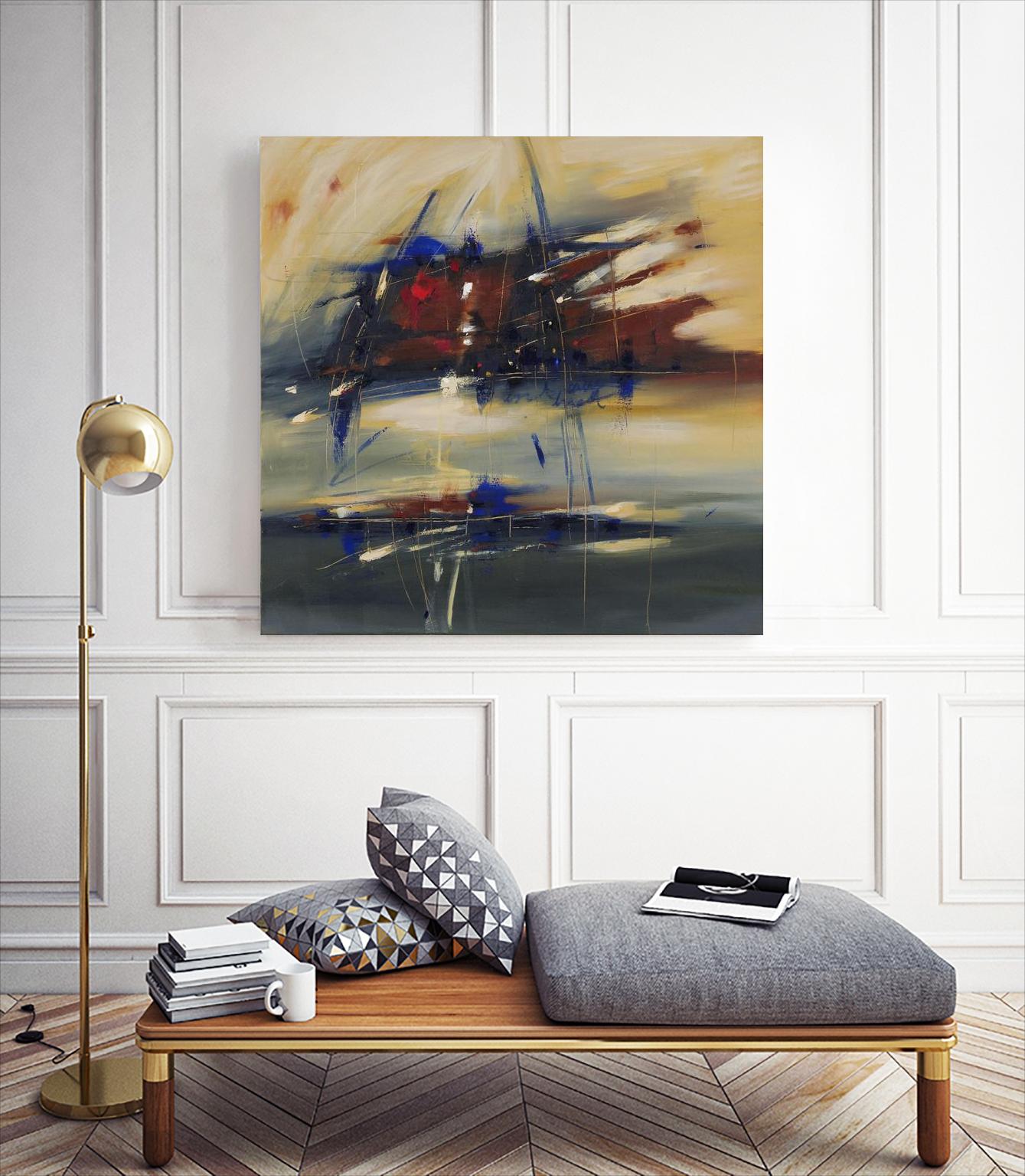 I Carry Your Heart by Cynthia Ligeros on GIANT ART - red abstract