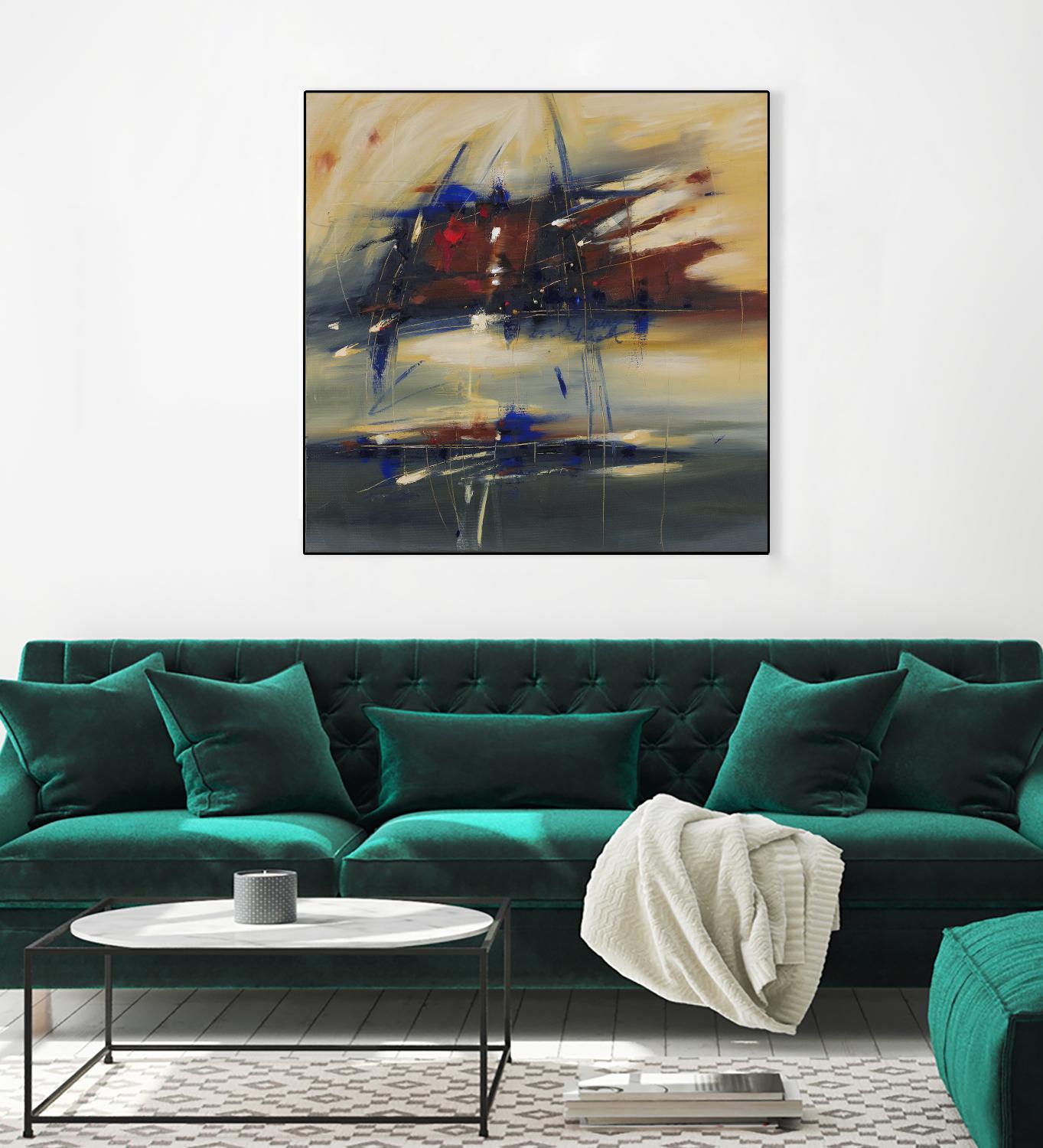 I Carry Your Heart by Cynthia Ligeros on GIANT ART - red abstract