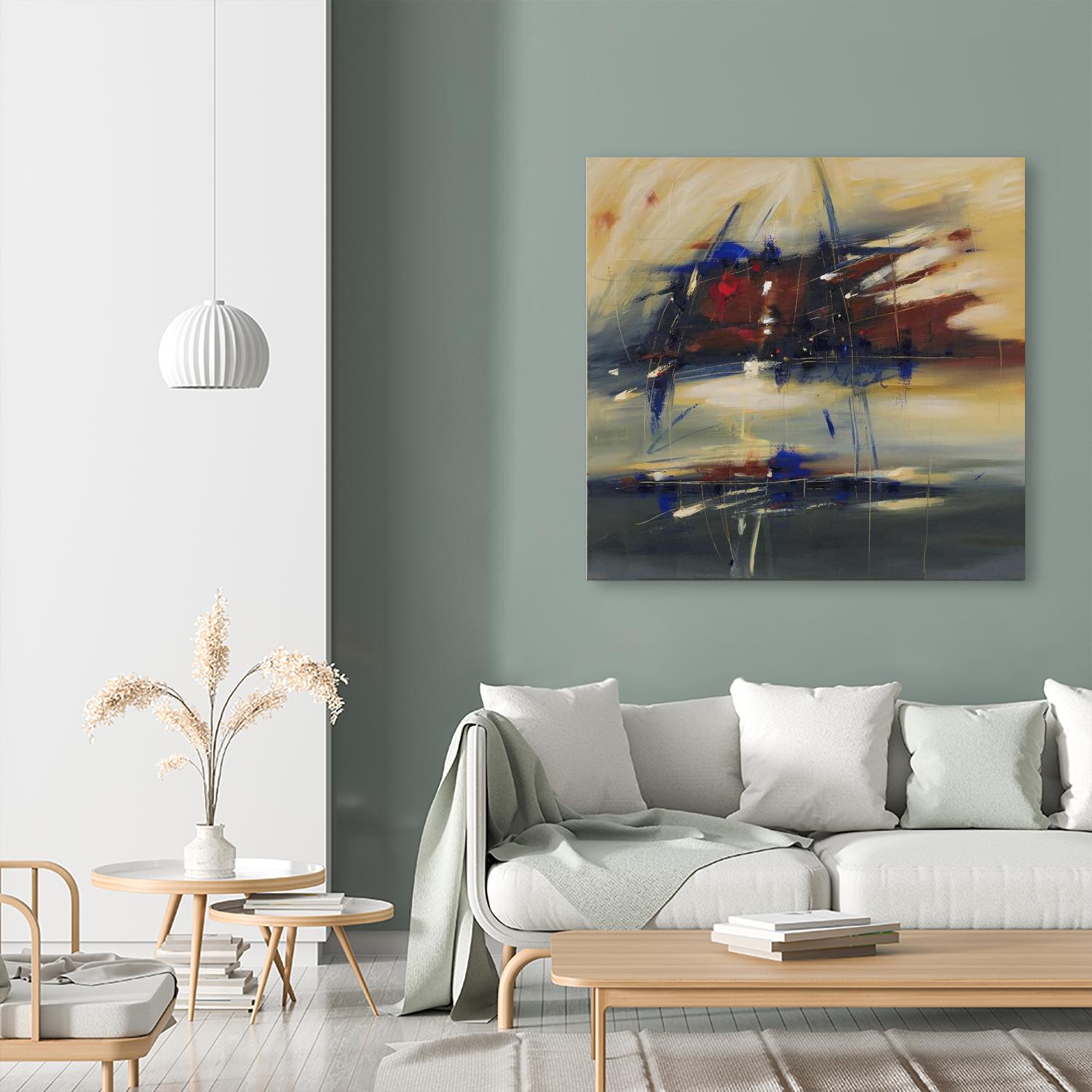 I Carry Your Heart by Cynthia Ligeros on GIANT ART - red abstract