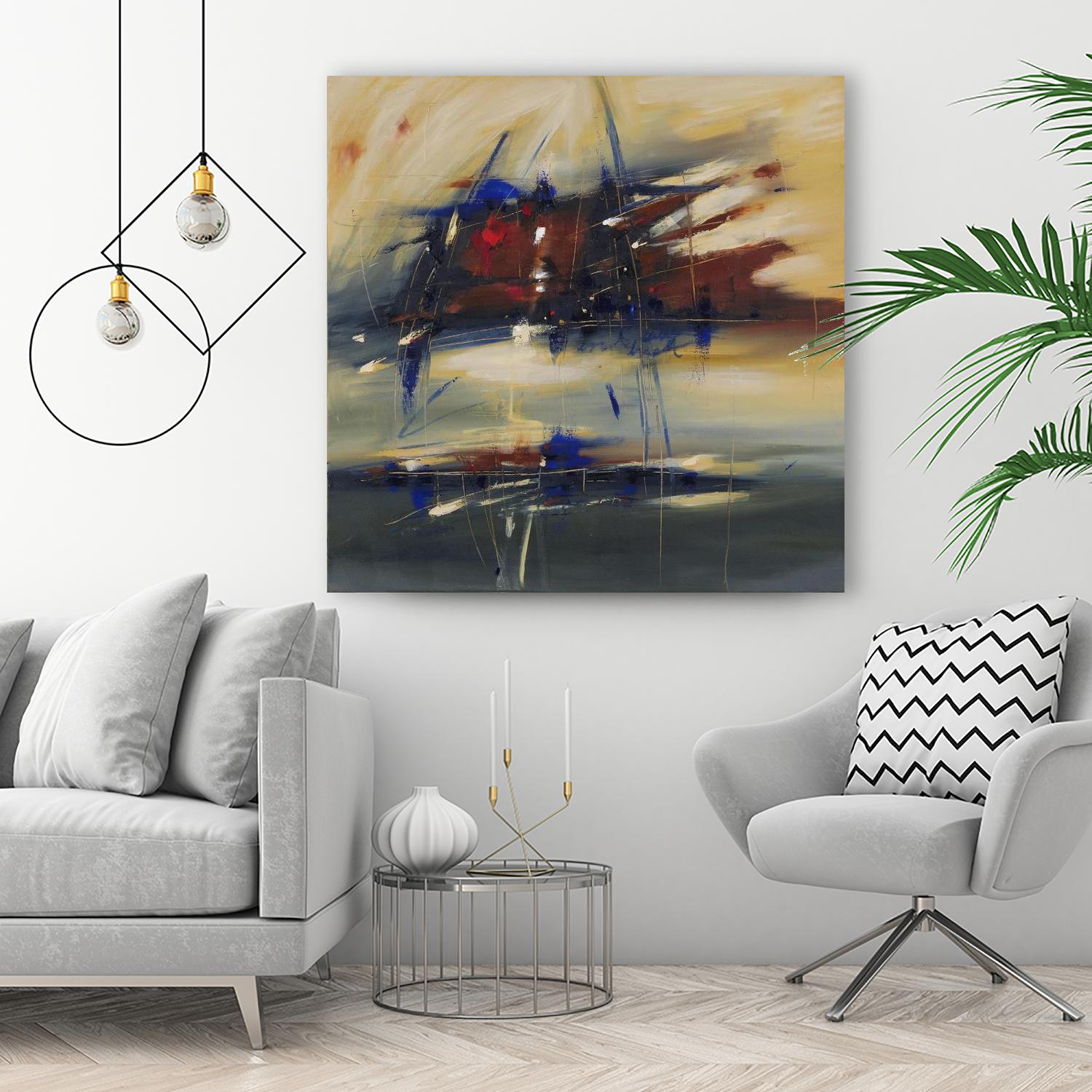 I Carry Your Heart by Cynthia Ligeros on GIANT ART - red abstract