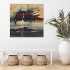 I Carry Your Heart by Cynthia Ligeros on GIANT ART - red abstract