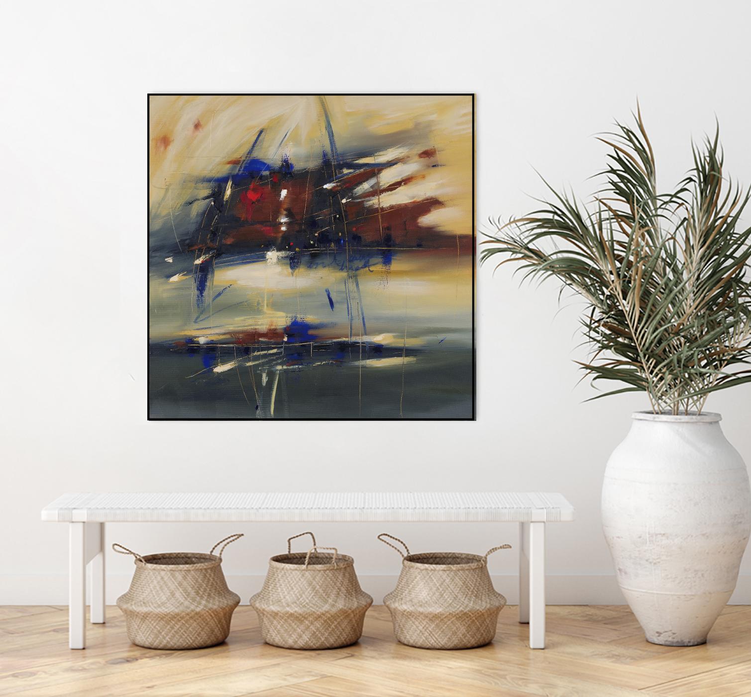 I Carry Your Heart by Cynthia Ligeros on GIANT ART - red abstract