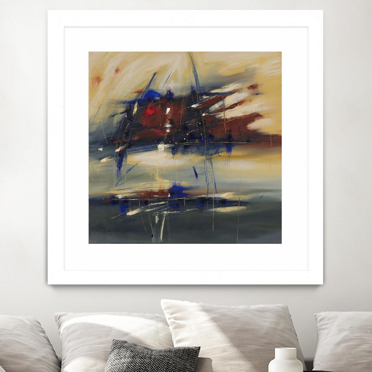 I Carry Your Heart by Cynthia Ligeros on GIANT ART - red abstract