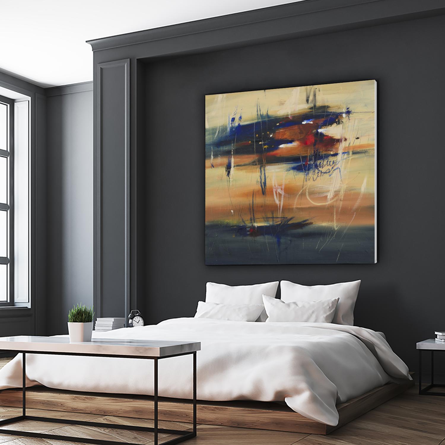 October Dream by Cynthia Ligeros on GIANT ART - red abstract