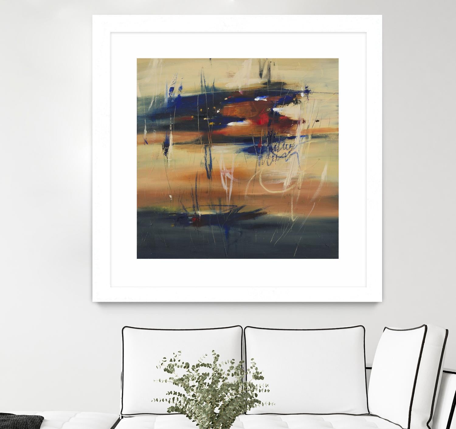 October Dream by Cynthia Ligeros on GIANT ART - red abstract