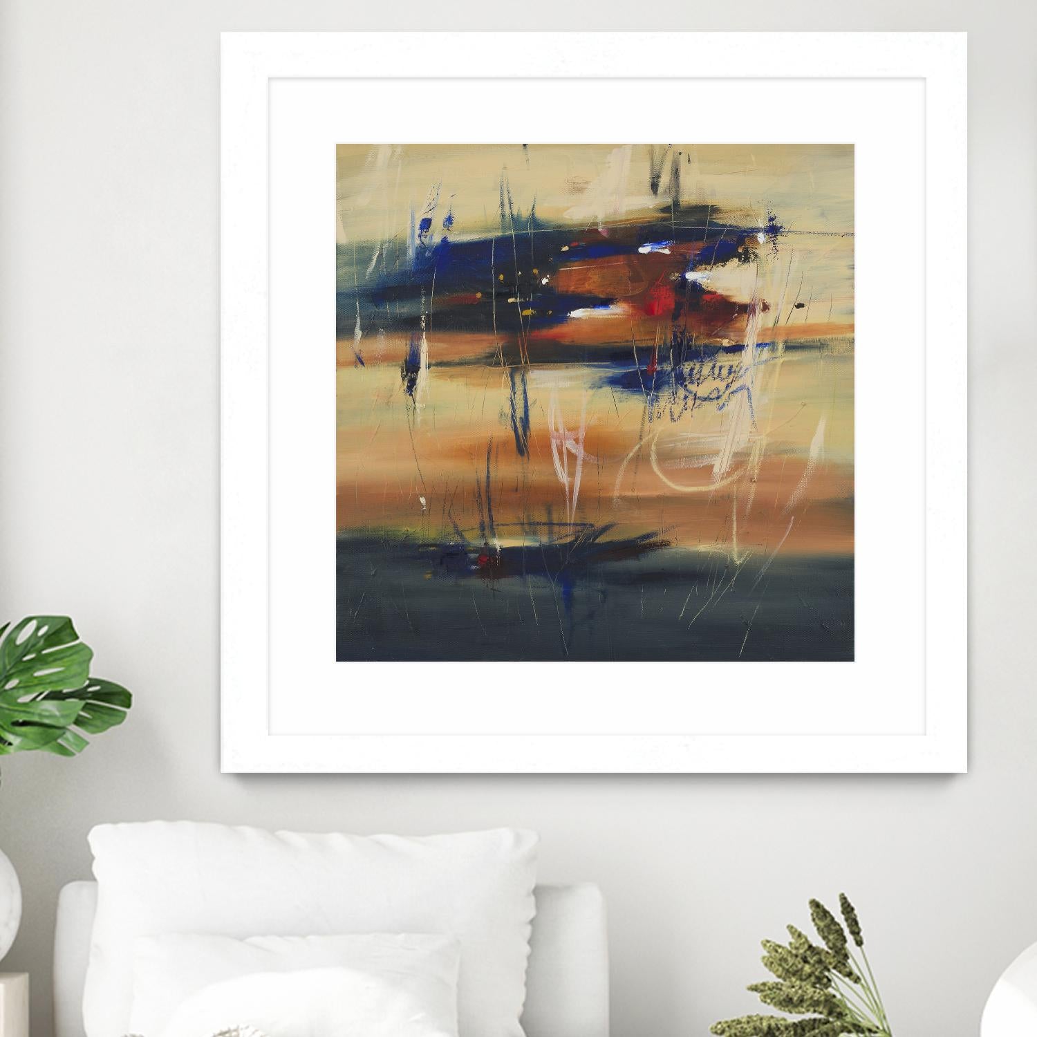 October Dream by Cynthia Ligeros on GIANT ART - red abstract