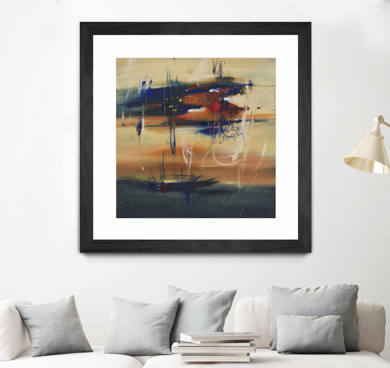 October Dream by Cynthia Ligeros on GIANT ART - red abstract