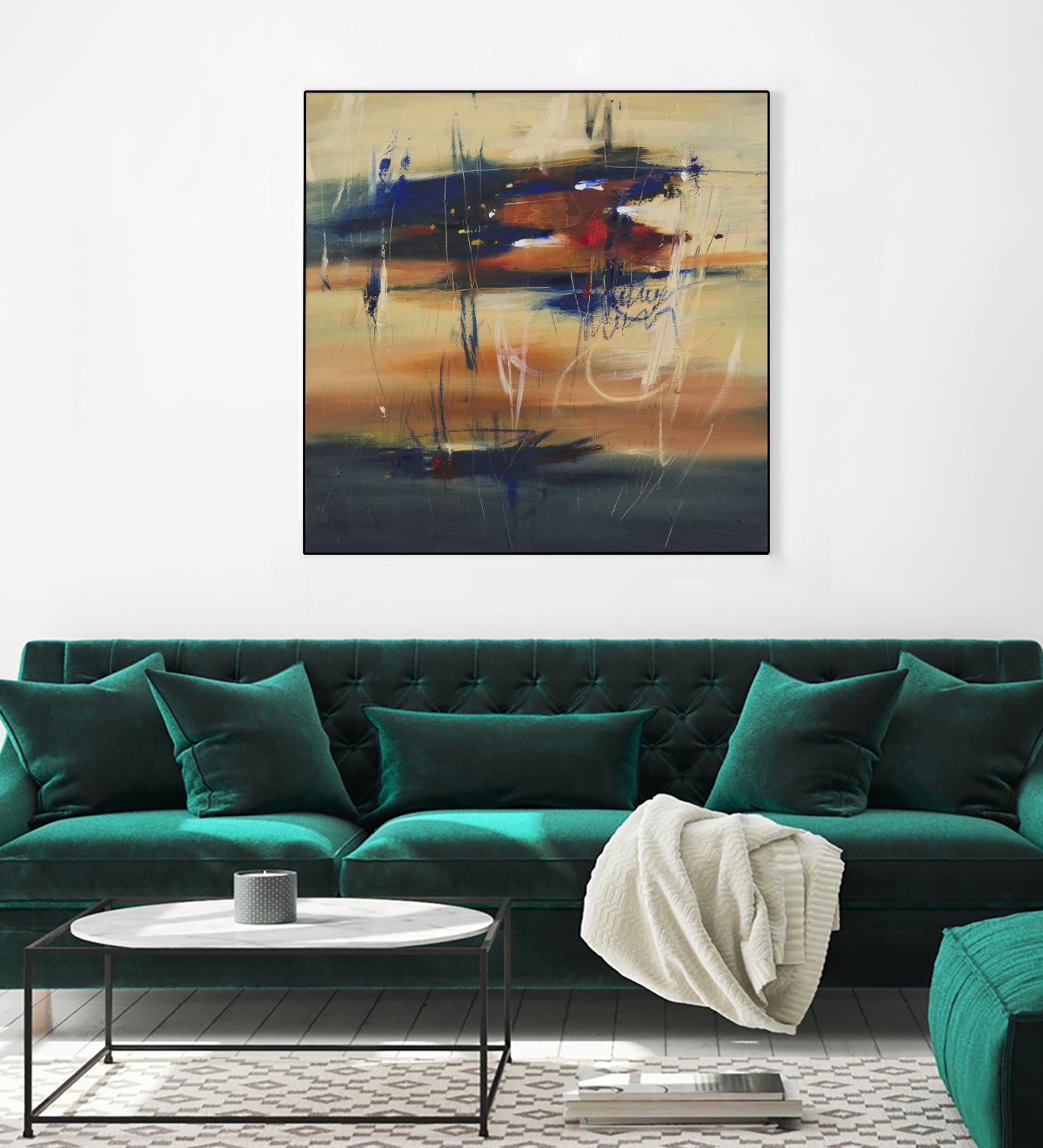 October Dream by Cynthia Ligeros on GIANT ART - red abstract