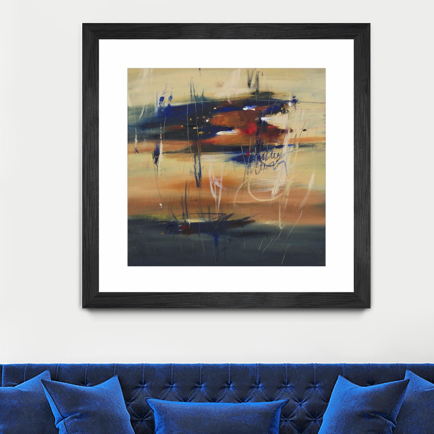 October Dream by Cynthia Ligeros on GIANT ART - red abstract